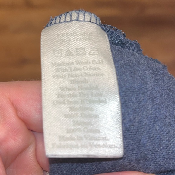 Men’s Everlane Navy Blue T-Shirt Short Sleeve Size Medium - Picture 3 of 3